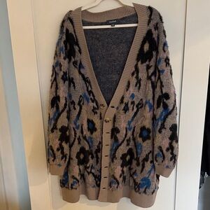 Madewell A Fuzxing Feeling Oversized Cardigan 4x